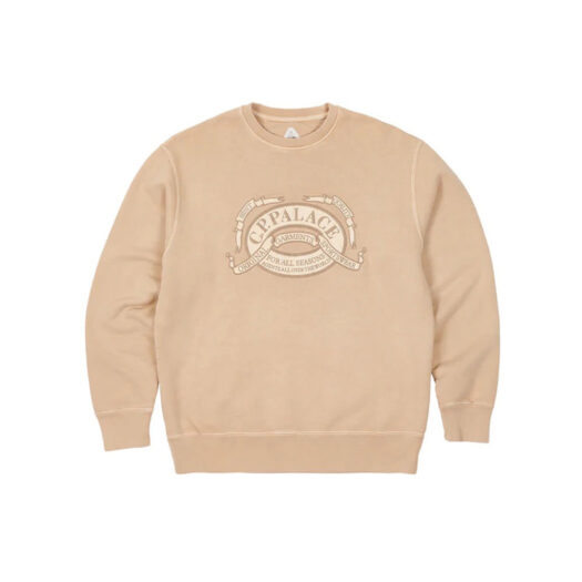 Palace C.P. Company Classic Over Dyed Crew Stone