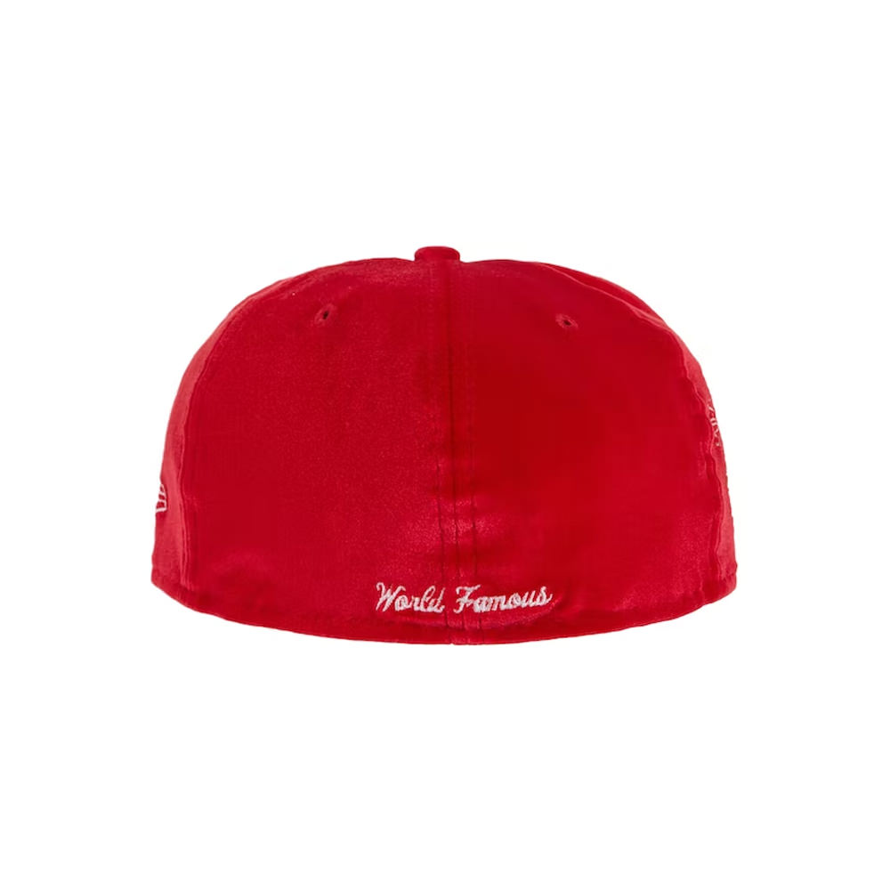 Supreme Velour Box Logo New Era Red