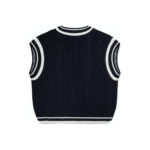 OVO U Of T Womens Cable Knit Sweater Vest Navy