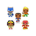 Funko Pop! Heroes DC Super Heroes Holiday Gingerbread Walmart Exclusive 5-Pack