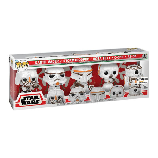 Funko Pop! Star Wars Holiday Snowman Amazon Exclusive 5-Pack