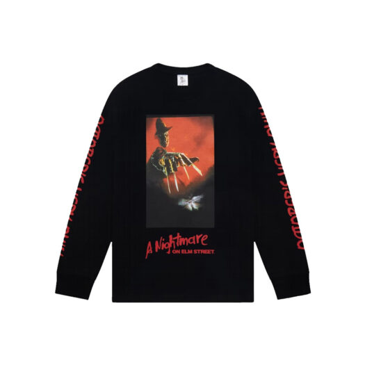 OVO A Nightmare On Elm Street Longsleeve T-Shirt Black