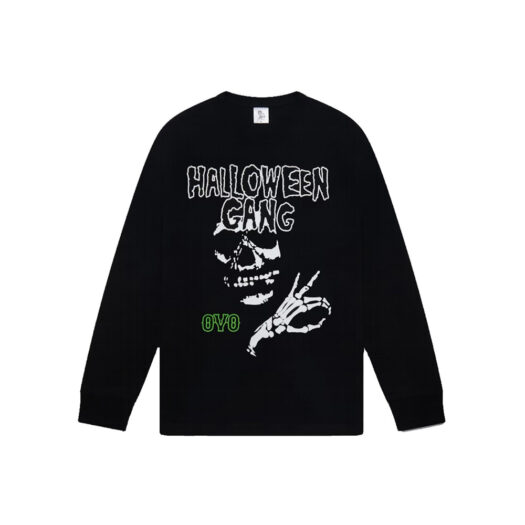 OVO Halloween Gang Longsleeve T-Shirt Black