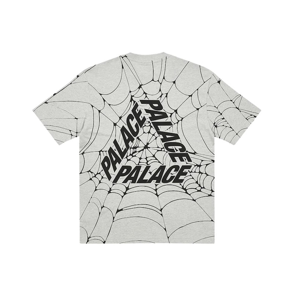 Palace Palace World Tour T-shirt Grey Marl Size Medium, DS BRAND