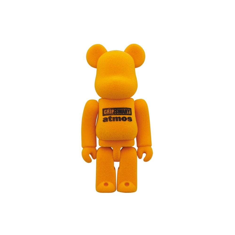 Bearbrick x atmos x GRIPSWANY 100% & 400% Set Orange