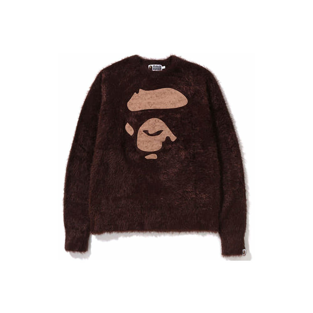 BAPE Ape Face Knit Brown