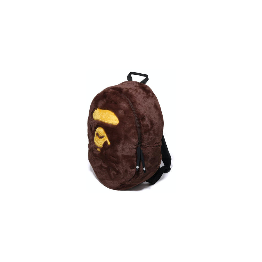 BAPE Ape Head Day Pack Backpack Brown - FW22 - US