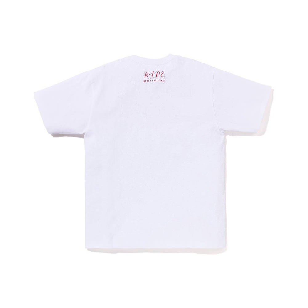 BAPE Christmas Ape Head Tee (FW22) White