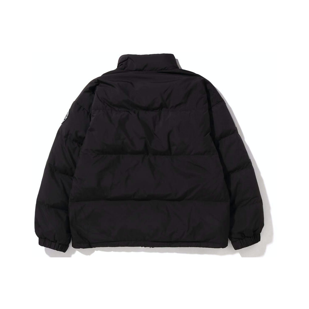 BAPE Soccer Game Relaxed Fit Down Jacket BlackBAPE Soccer