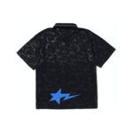BAPE Soccer Game Relaxed Fit Polo Black