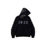 BAPE x Dover Street Market Ginza 10th Anniversary Limited Shark Full Zip Hoodie (Edition of 10) Black