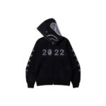 BAPE x Dover Street Market Ginza 10th Anniversary Limited Shark Full Zip Hoodie (Edition of 10) Black