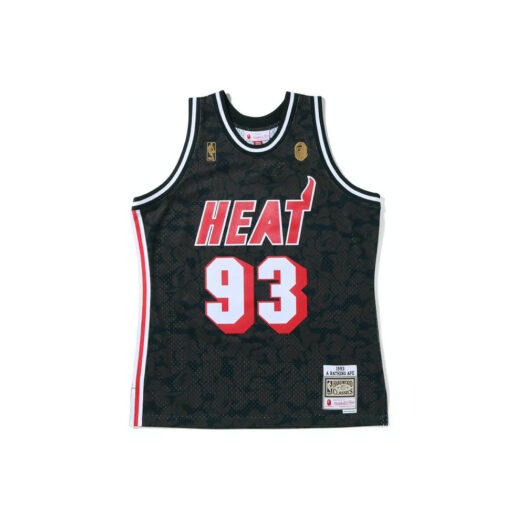 BAPE x Mitchell & Ness Miami Heat Jersey Black