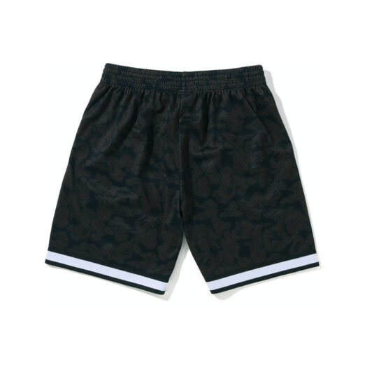 BAPE x Mitchell & Ness New Jersey Nets Shorts Black