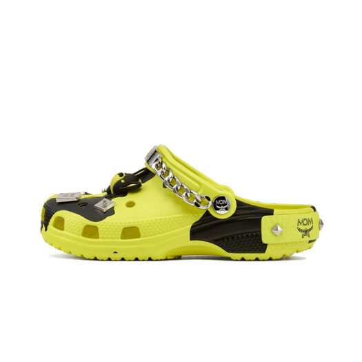 Crocs Classic Clog MCM Camoflauge Print Neon Yellow