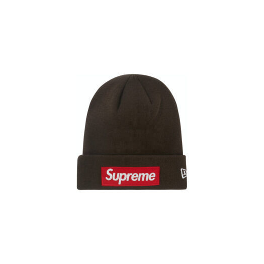 Supreme New Era Box Logo Beanie (FW21) CharcoalSupreme New Era Box