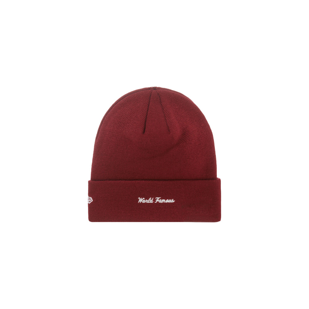 Supreme Box Logo World Famous New Era Beanie Hat