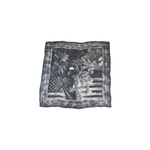 Chrome Hearts Cross Flag Silk Scarf Multi