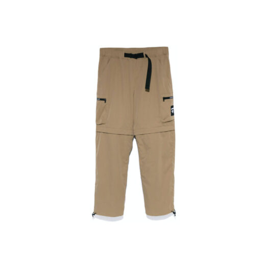 BAPE Side Pocket Detachable Relaxed Fit Pants Beige