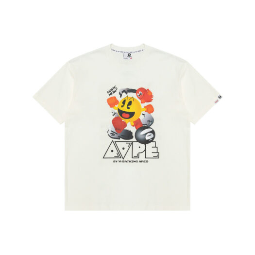 AAPE x Pac-Man #1 Tee Ivory