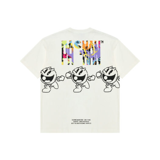 AAPE x Pac-Man #2 Tee Ivory