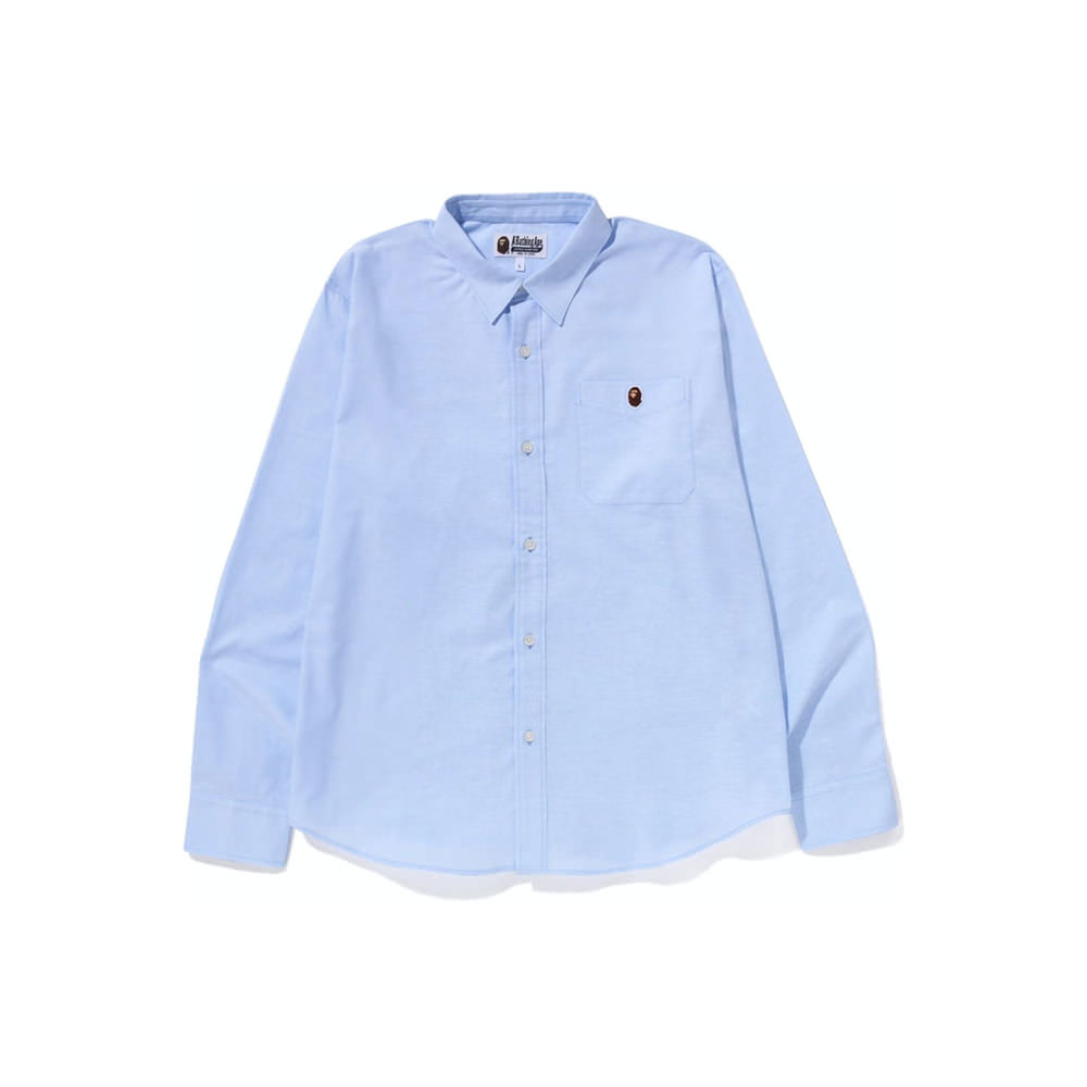 BAPE Oxford Relaxed Fit Shirt (SS23) Sax