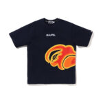 BAPE Thermography Relaxed Fit Tee Navy
