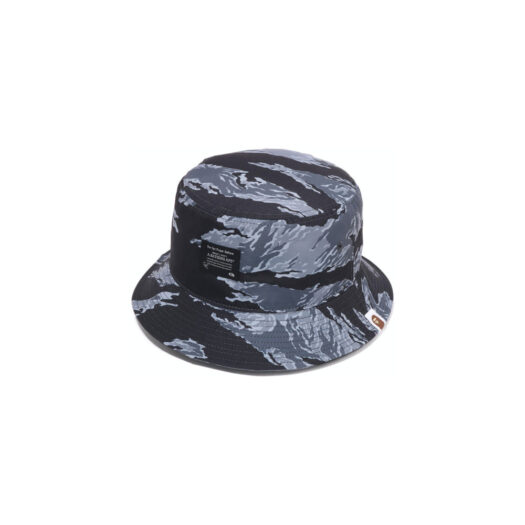 BAPE Tiger Camo Bucket Hat Black