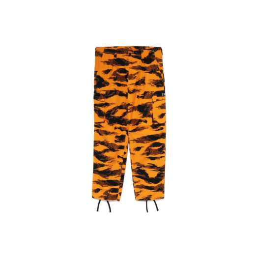 BAPE Tiger Camo Relaxed Fit Military Pants Orange