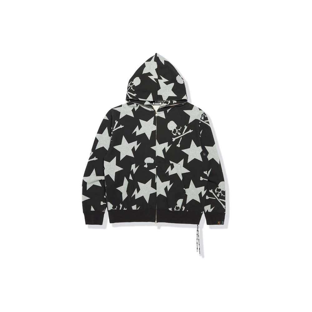 BAPE x Mastermind 11th Anniversary Sta Pattern Relaxed Full Zip Hoodie ...