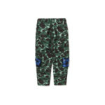 BAPE x Undefeated Camo Multi Pouch Pocket Pants Green Blue