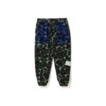 BAPE x Undefeated Color Camo Flannel Pants Green