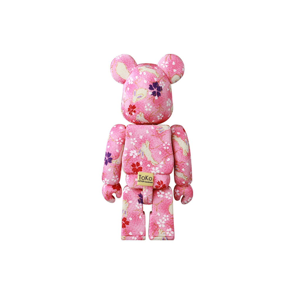 Bearbrick Kimekomi Rabbits On Cherry Blossoms Doll Figure