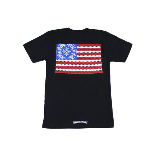 Chrome Hearts American Flag Dagger T-shirt Black