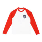 Chrome Hearts Dagger Baseball Shirt White/Red