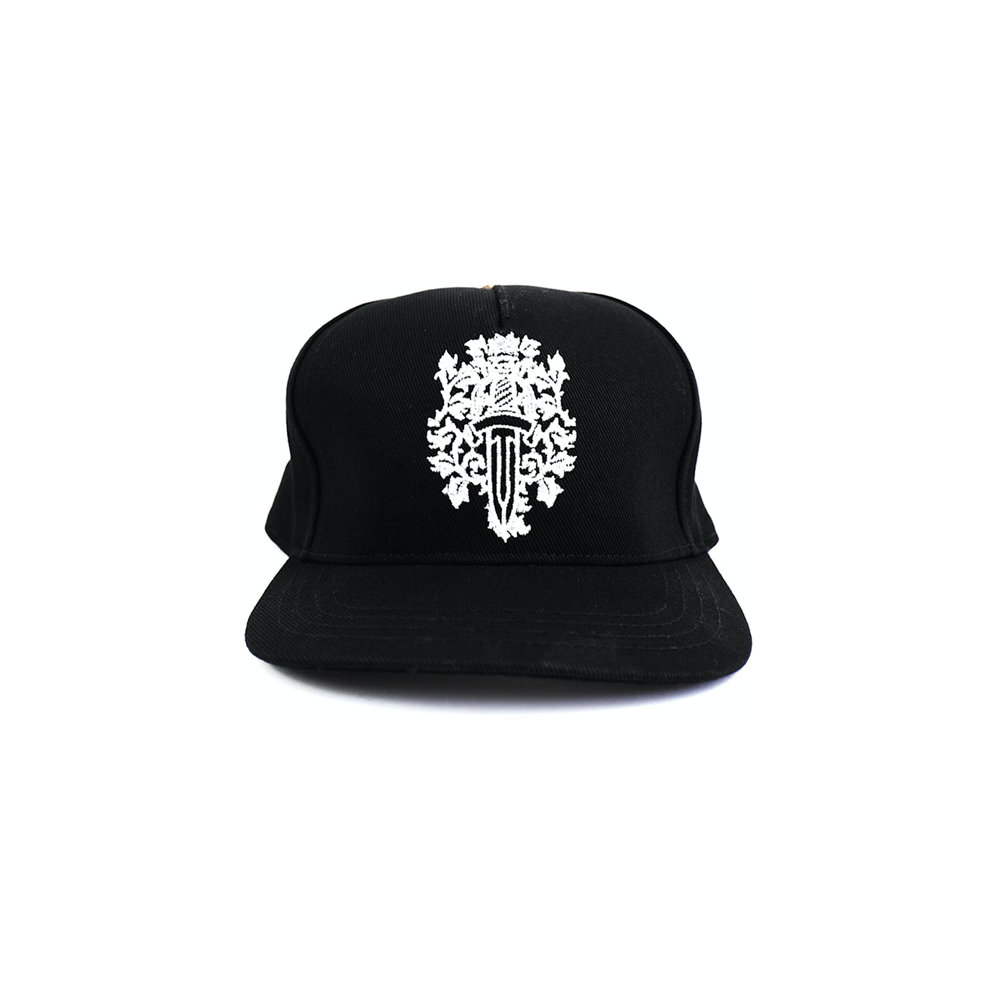 Chrome Hearts Dagger Denim Baseball Hat Black/WhiteChrome