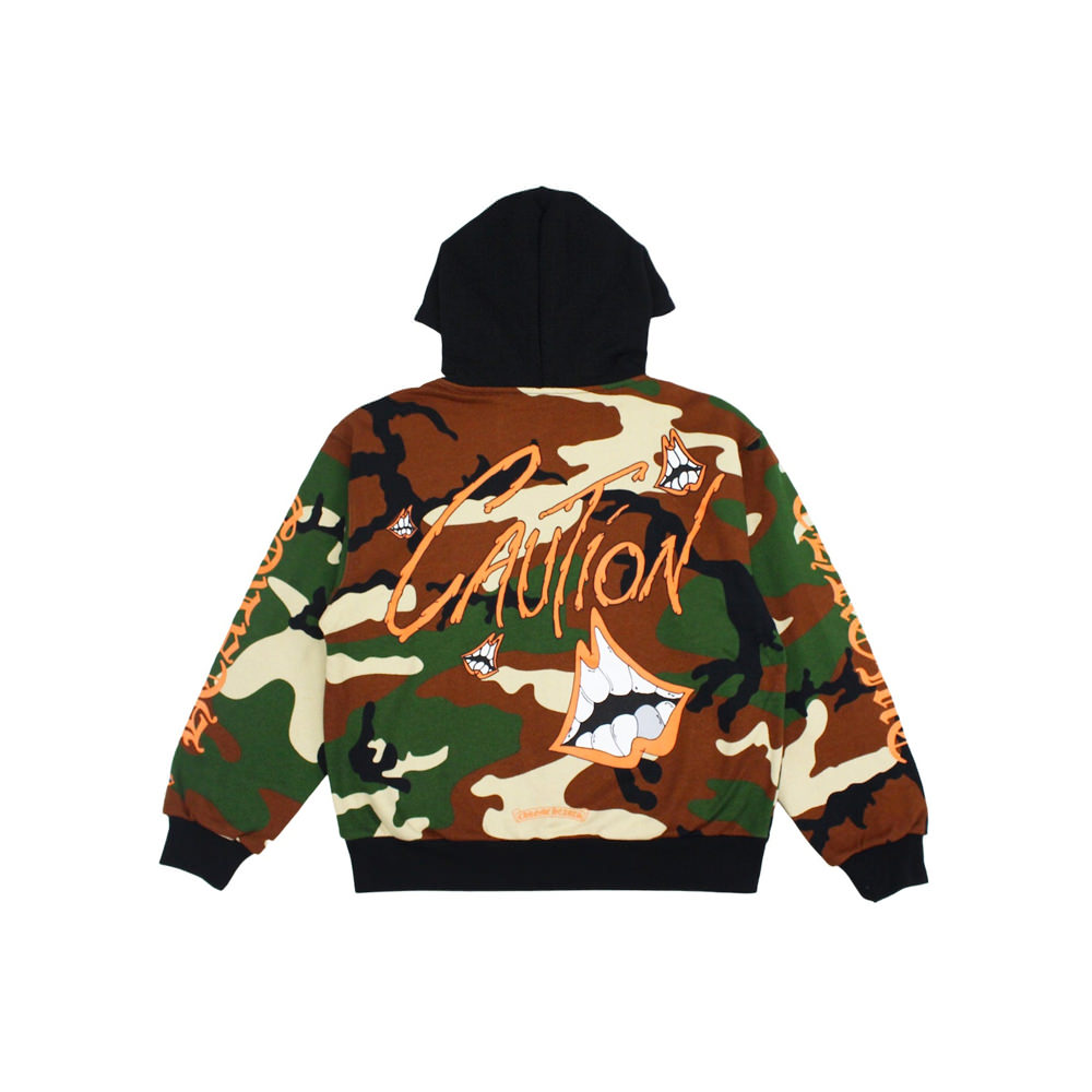 Chrome Hearts Script Multicolor Cemetery Cross Pullover Hoodie