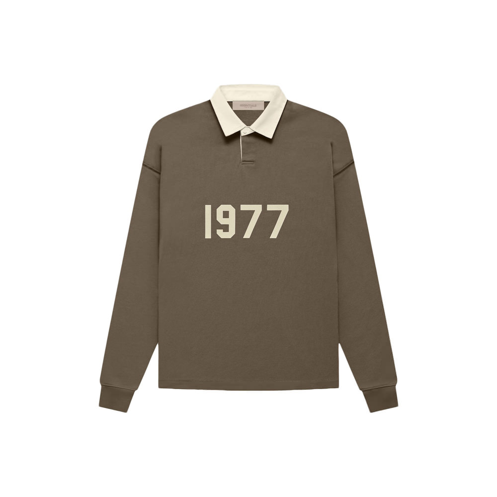 Fear of God Essentials Henley Rugby Wood