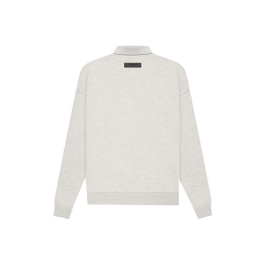 Fear of God Essentials LS Polo Light Oatmeal