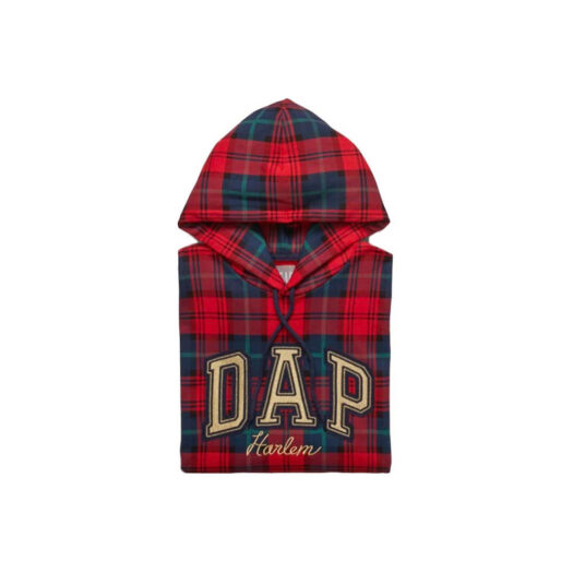 GAP x Dapper Dan DAP Arch Logo Hoodie Red