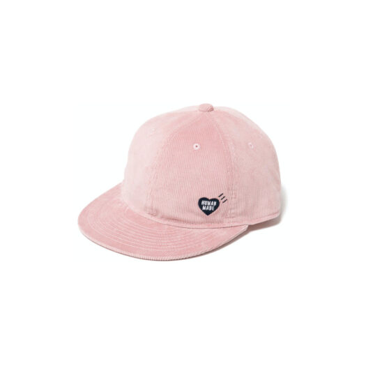 Human Made 6 Panel Corduroy Cap Pink