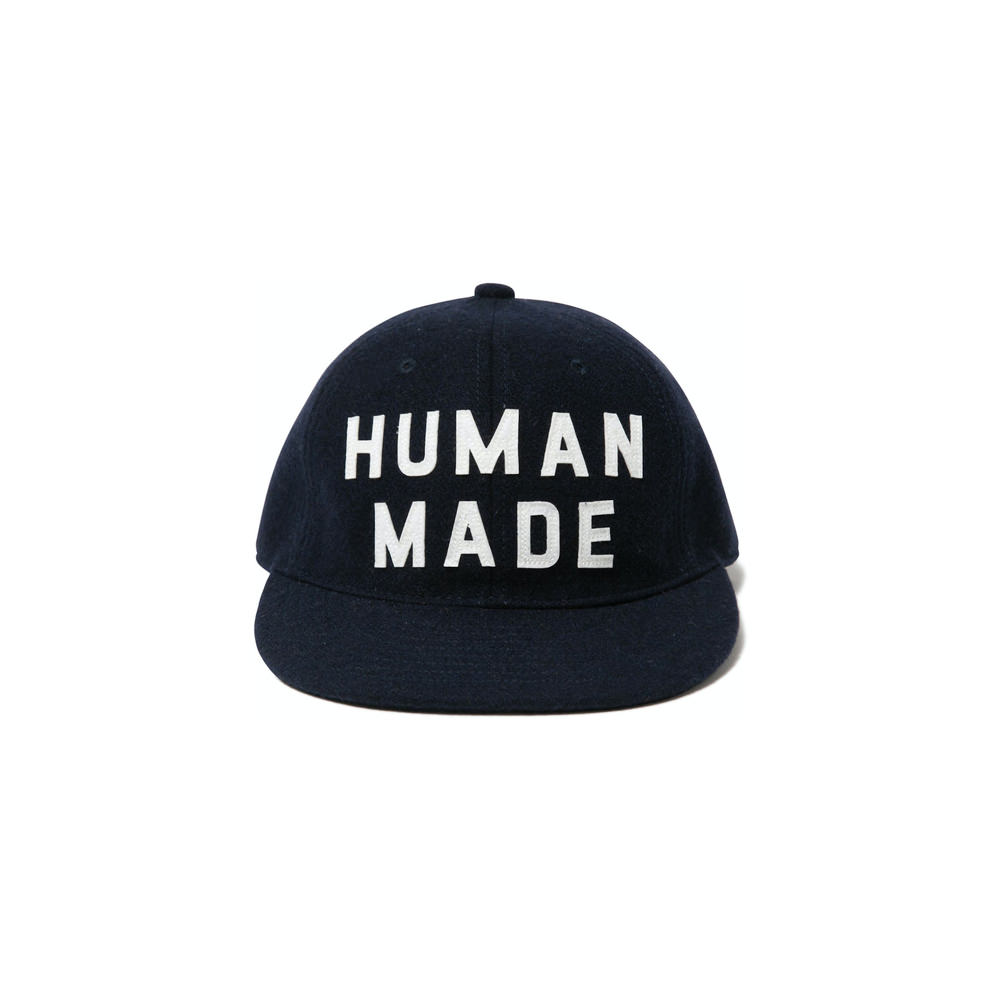 Human Made 6 Panel Wool Cap NavyHuman Made 6 Panel Wool Cap Navy