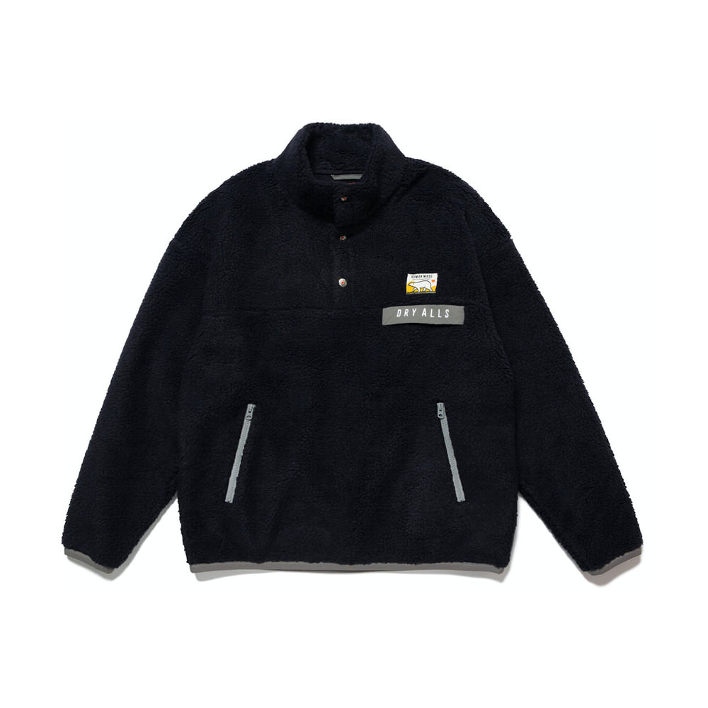 Human Made Boa Fleece Pullover NavyHuman Made Boa Fleece Pullover Navy -  OFour