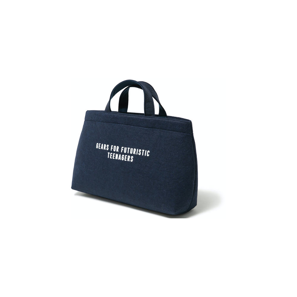 Human Made Felt Large Tote Bag Navy