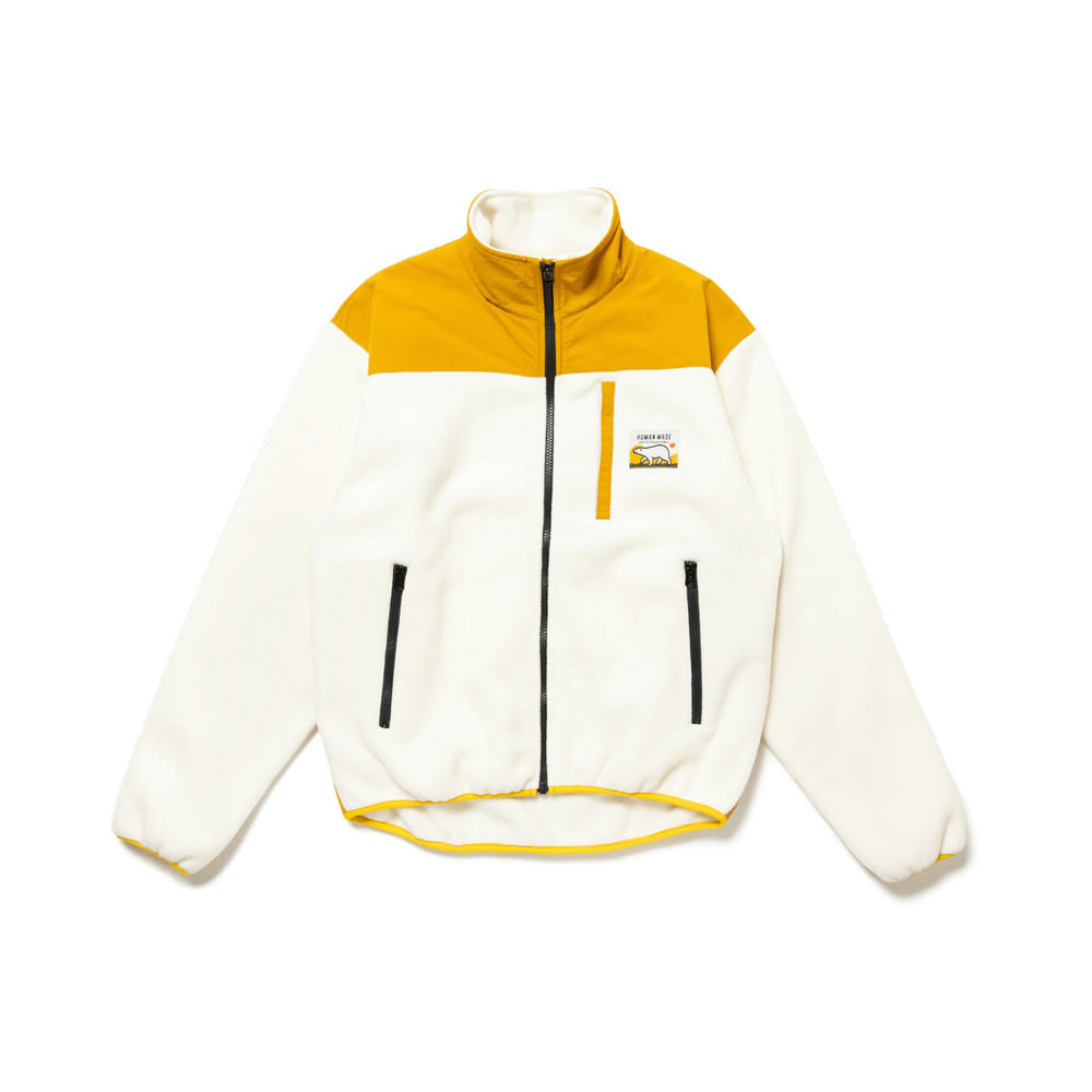 Human Made Fleece Jacket WhiteHuman Made Fleece Jacket White - OFour