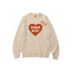 Human Made Heart L/S Knit Sweater Beige