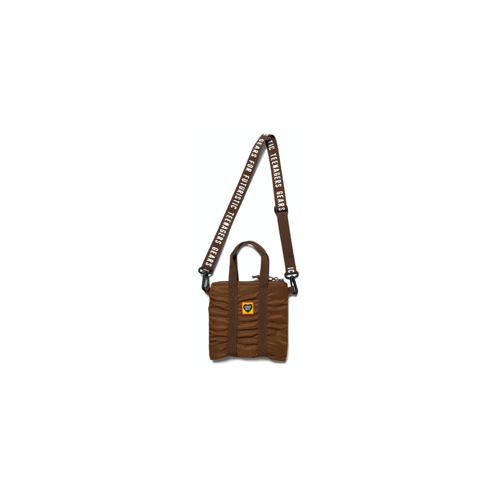 HUMAN MADE MINI HELMET BAG BROWN