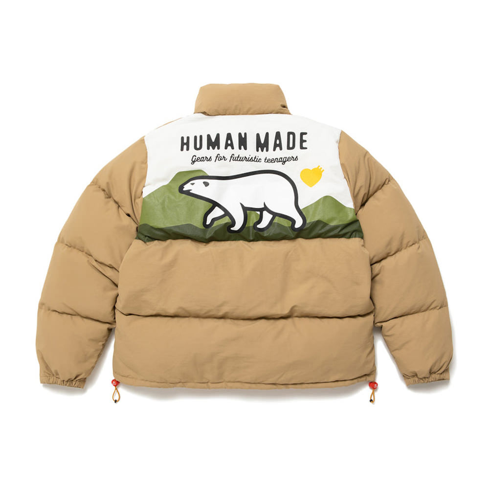 Human Made Polar Bear Down Jacket BeigeHuman Made Polar Bear Down
