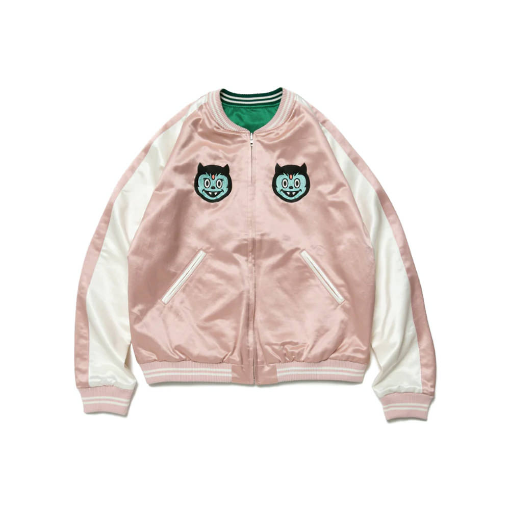 Human Made Uzi Made Yokosuka Reversible Jacket Pink GreenHuman