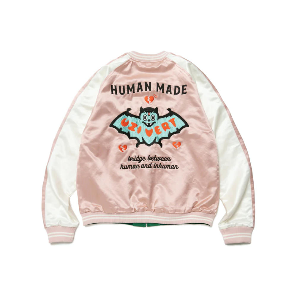 Human Made Uzi Made Yokosuka Reversible Jacket Pink GreenHuman